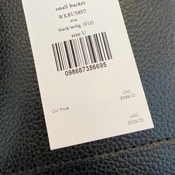 ♠️Kate Spade Eva Small Bucket Crossbody Bag Black NWT - Picture 10 of 10